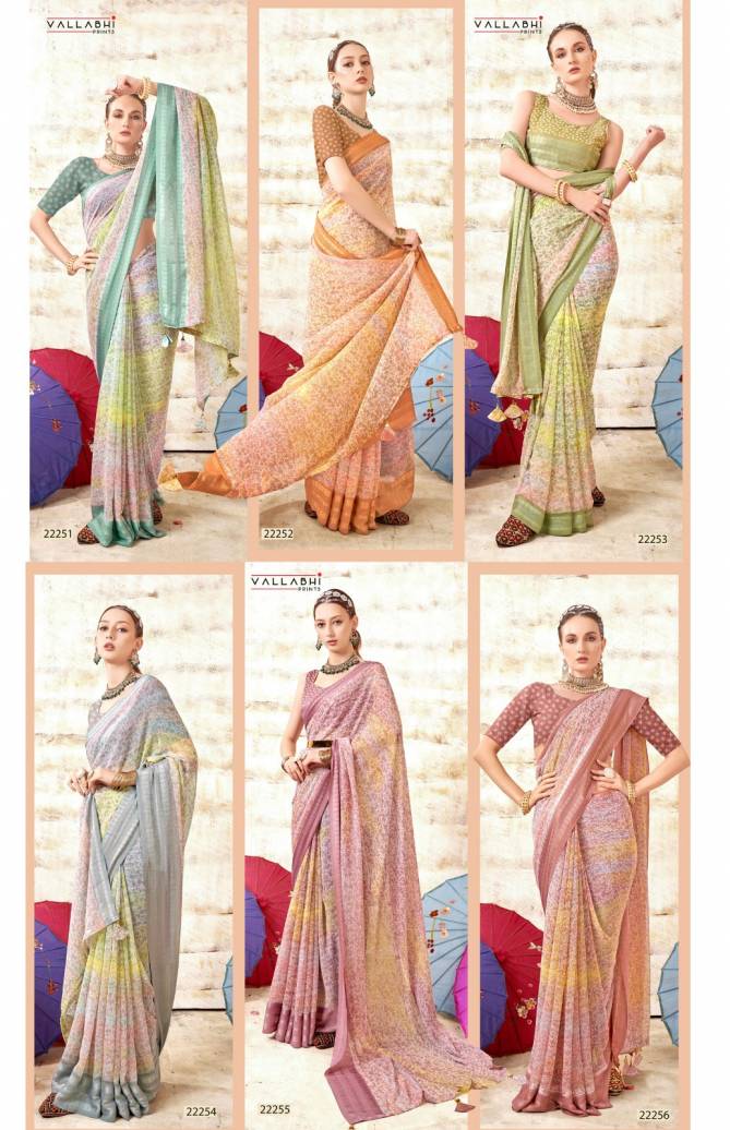 Kanupriya Vol 3 By Vallabhi Georgette Printed Daily Wear Sarees Wholesale Price In Surat